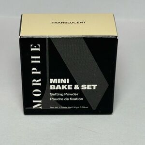 Morphe Translucent Mini Bake & Set Setting Powder NWT